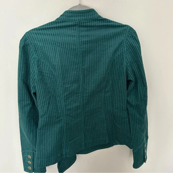 Cabi Lennon Jacket Legion Teal  Gold Button Details Size XS Style #3913 - Picture 8 of 9